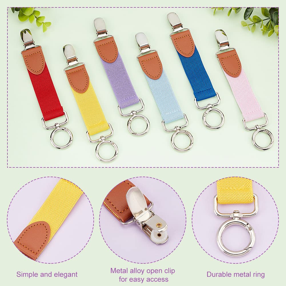 ahandmaker-clip-chapeau-voyage-similicuir-6-pcs-6-couleurs image 4