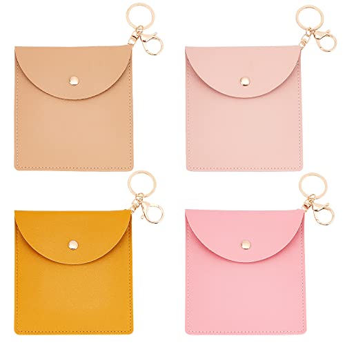 ahandmaker-keychain-lot-4-porte-monnaie-cuir-porte-cl-s-bouton image 7