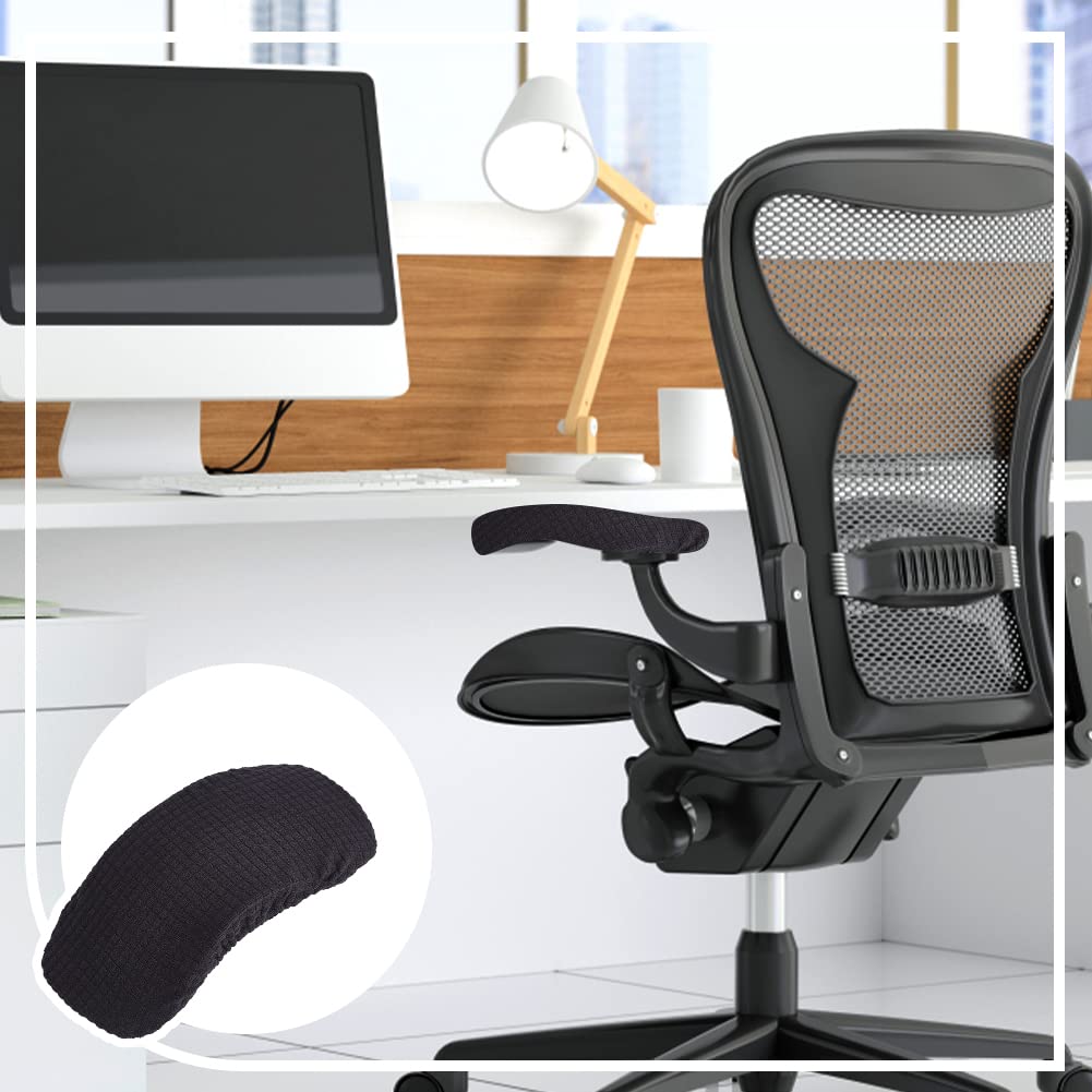ahandmaker-office-study-housses-accoudoir-chaise-noires-x4 image 5
