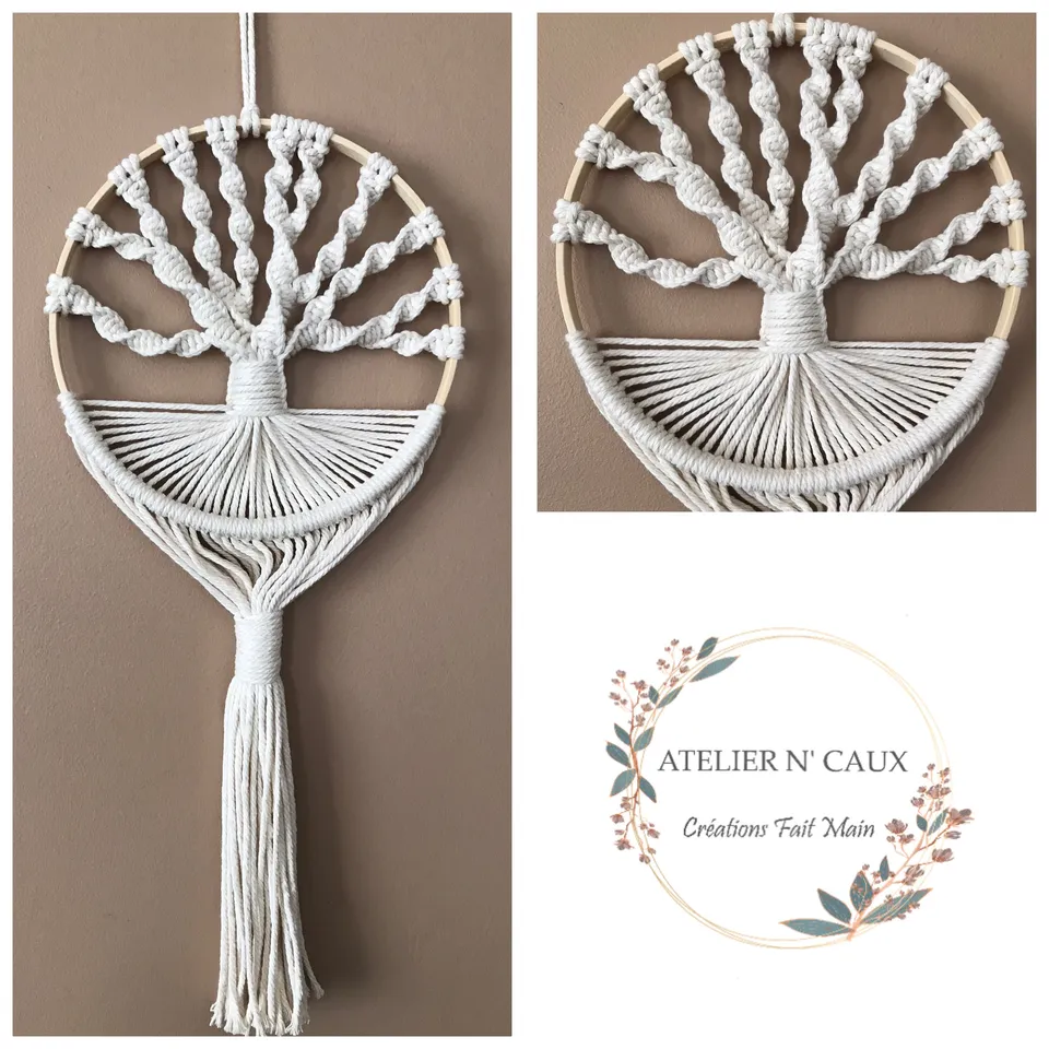 atelier-n-caux-arbre-de-vie-macram-espoir-beige-coton-45-cm image 1