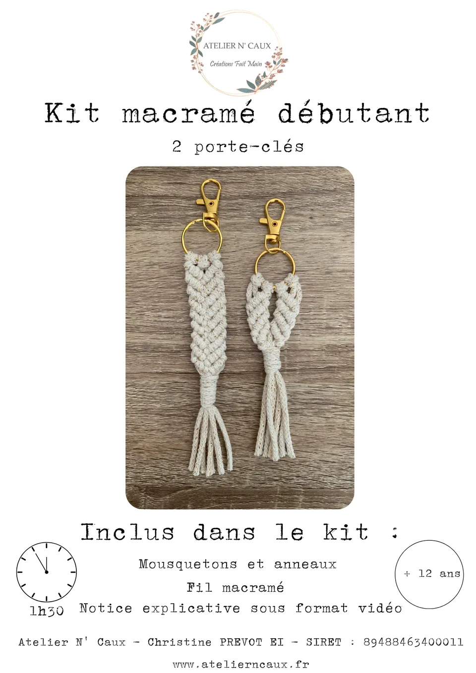 atelier-n-caux-kit-macram-d-butant-porte-cl-s-2-pi-ces image 1