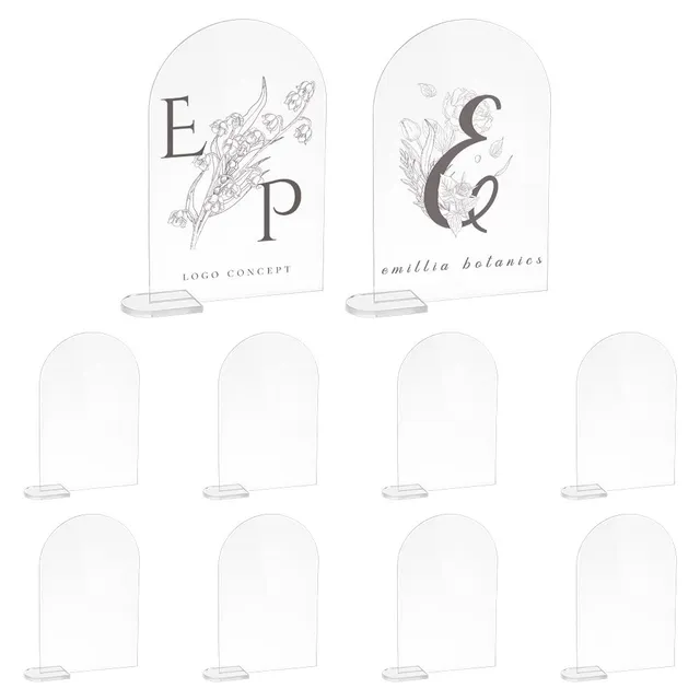 ahandmaker-wedding-supplies-marque-places-arche-acrylique-x10 image 1