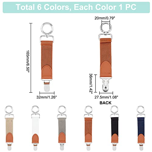 ahandmaker-pince-chapeau-voyage-6-pi-ces-clip-sac-similicuir image 8