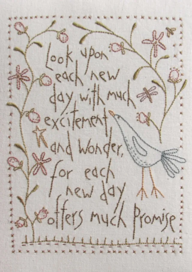anni-downs-new-day-stitchery-toile-broder-pr-imprim-e-15x20 image 1