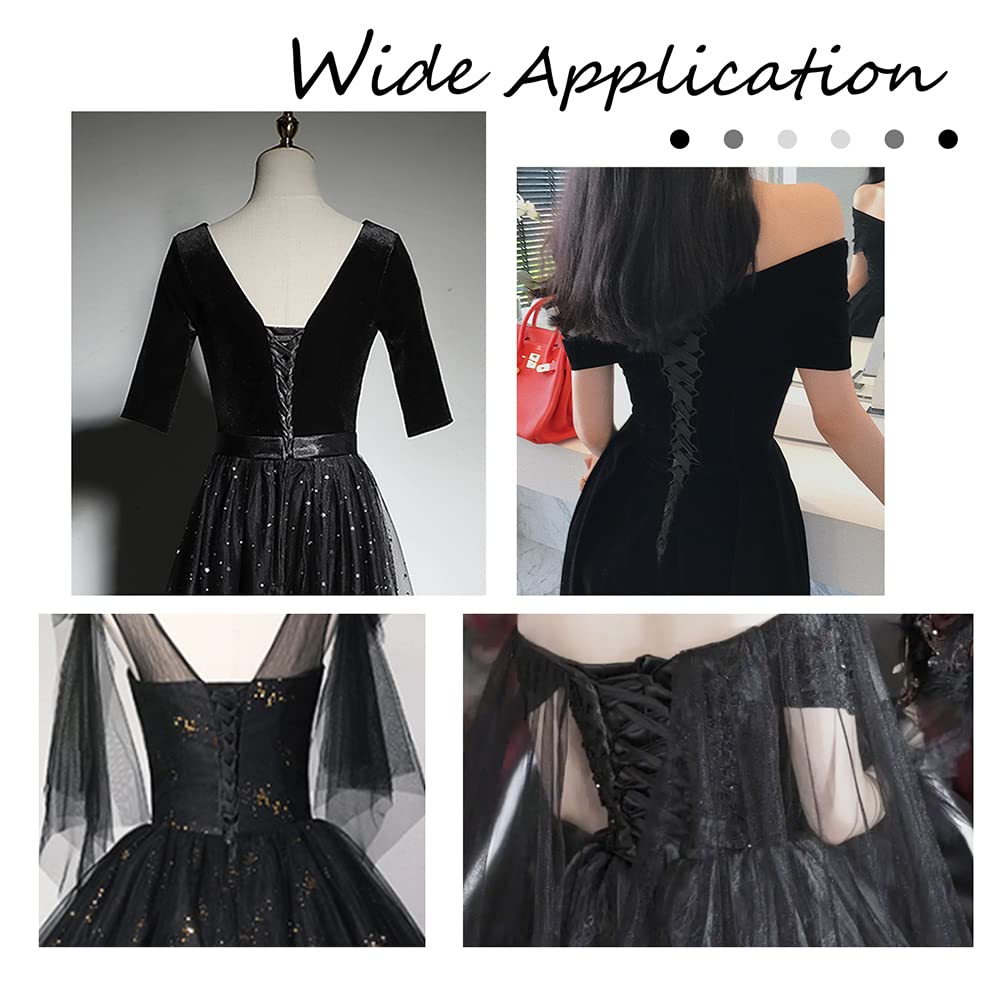ahandmaker-kit-corset-mari-e-satin-noir-ajustable image 7