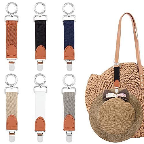 ahandmaker-pince-chapeau-voyage-6-pi-ces-clip-sac-similicuir image 7
