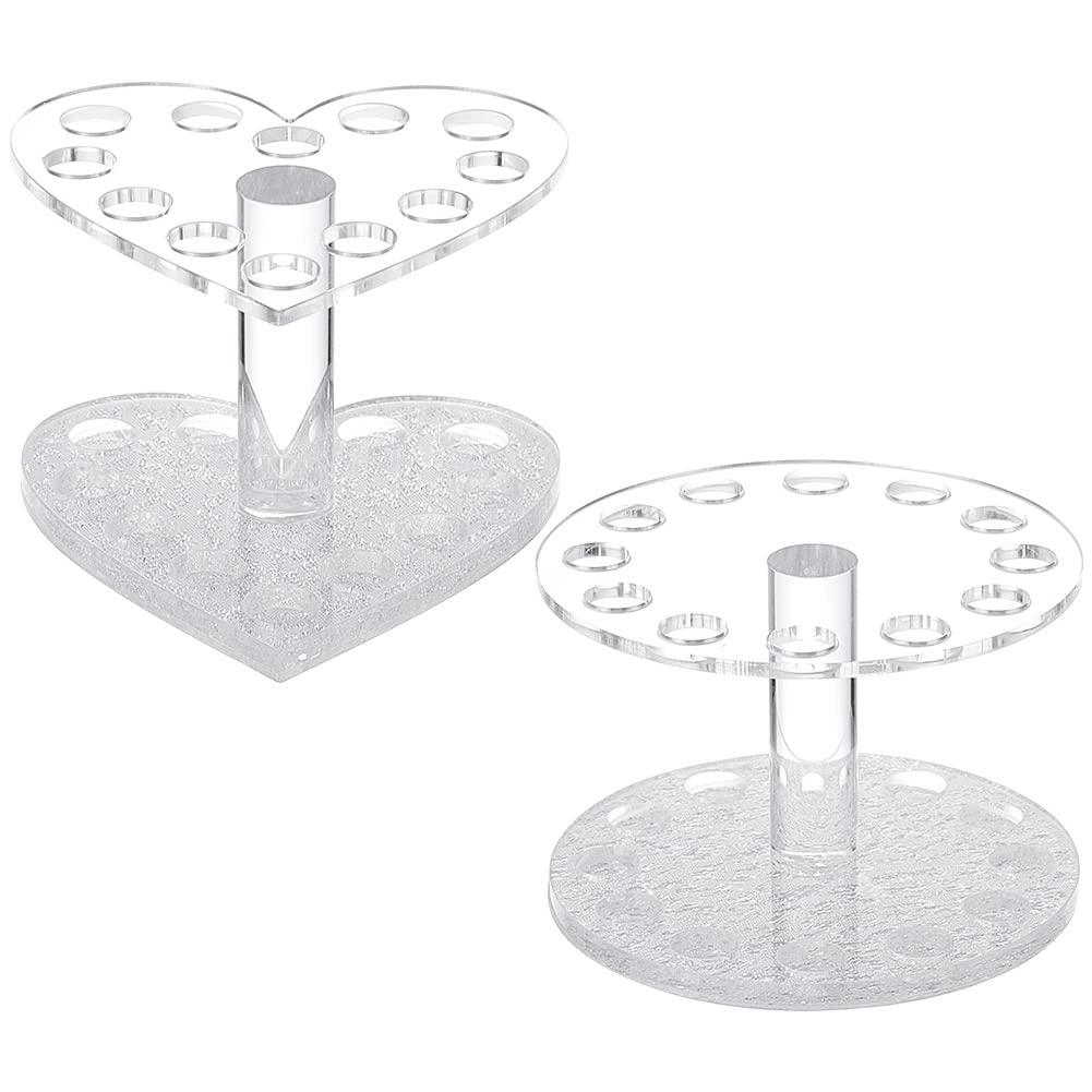 ahandmaker-support-pinceaux-12-trous-lot-2-porte-pinceaux-l-ger image 1