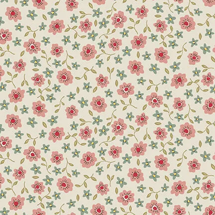 anni-downs-market-garden-2897-44-tissu-patchwork-cr-me-floral image 1