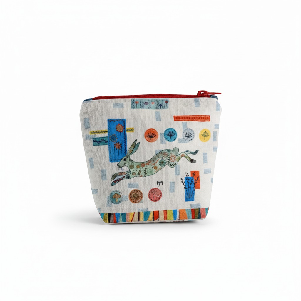 atelier-des-abcdaires-kit-couture-porte-monnaie-lapins-folk-blanc image 2