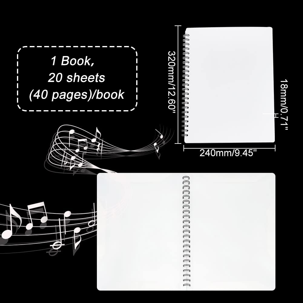 ahandmaker-office-study-dossier-partitions-20-pochettes-reliure image 2