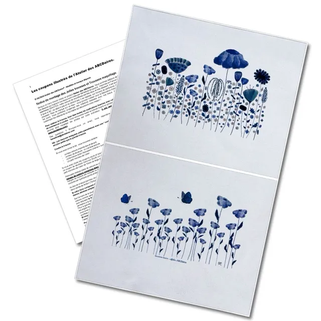 atelier-des-abcdaires-coupon-l-prairie-fleurie-cyanotype-velours image 1