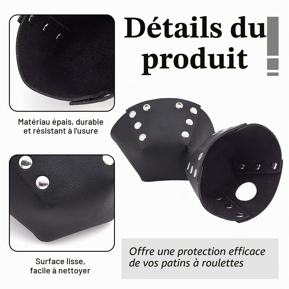 ahandmaker-toe-guard-roller-noir-similicuir-lot-2 image 3