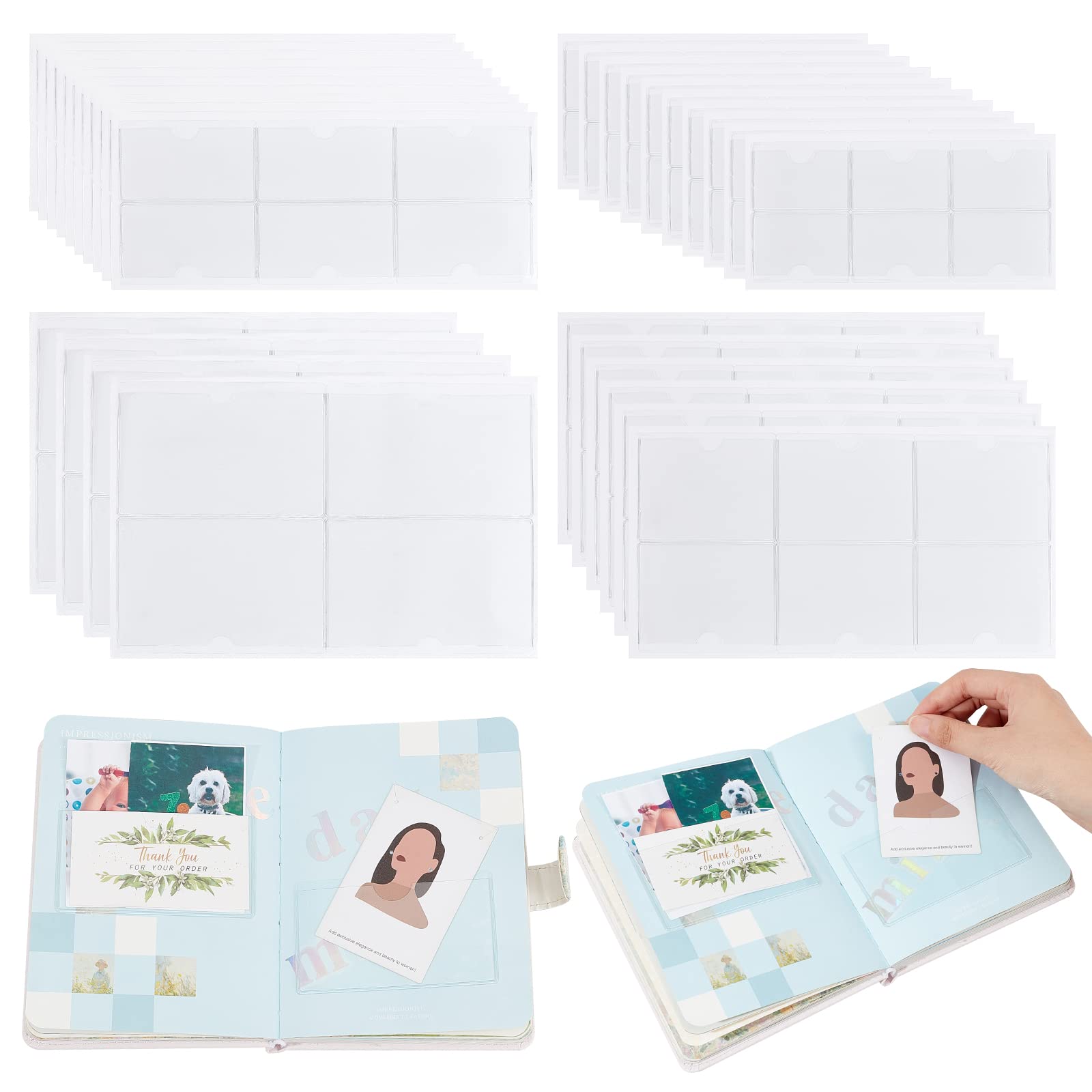 ahandmaker-pochettes-adh-sives-transparentes-x30-horizontal image 1
