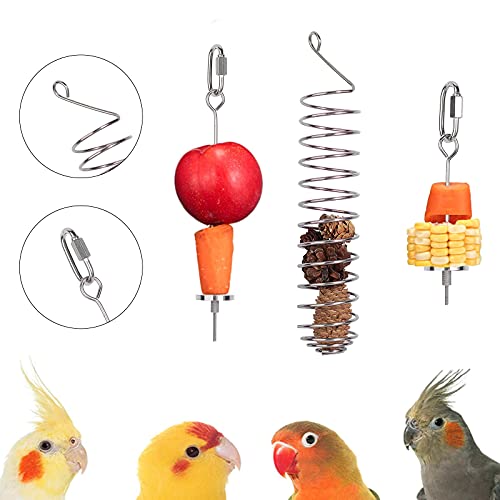 ahandmaker-mangeoire-oiseaux-inox-ronde-suspendre-porte-nourriture image 8