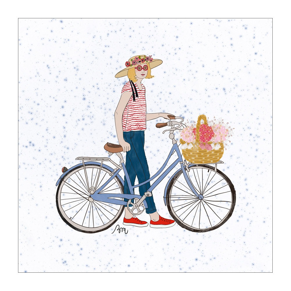 atelier-des-abcdaires-coupon-xs-vignette-minky-bicyclette-blanc image 1
