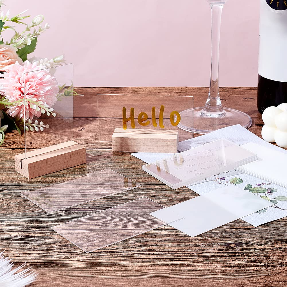 ahandmaker-wedding-supplies-cartes-de-place-acrylique-transparent-lot-20 image 5