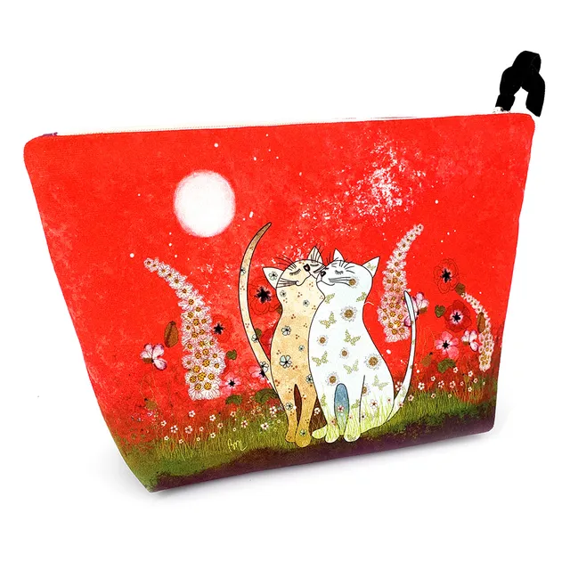 atelier-des-abcdaires-kit-couture-grande-pochette-chats-pourpre-trousse image 1