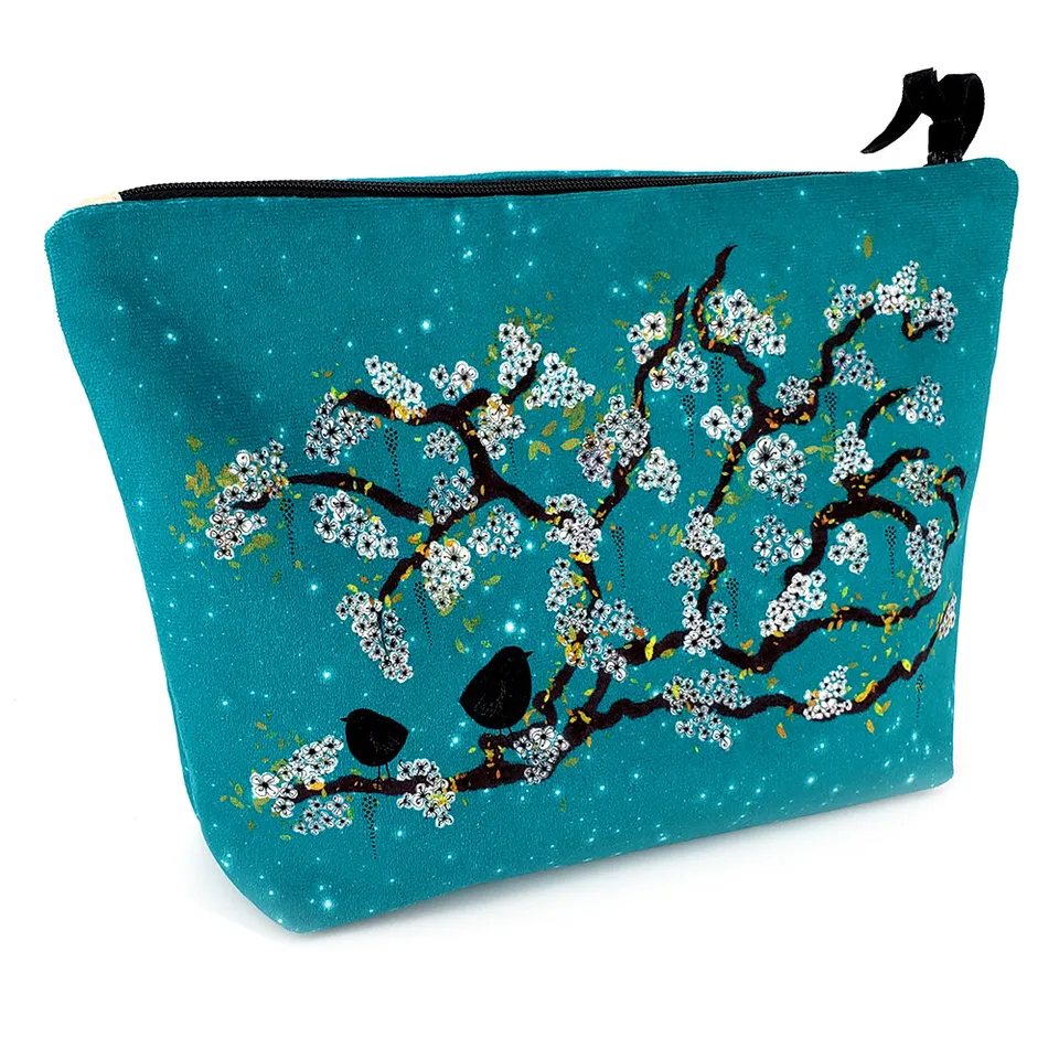 atelier-des-abcdaires-kit-couture-grande-pochette-oiseaux-jade-velours image 1
