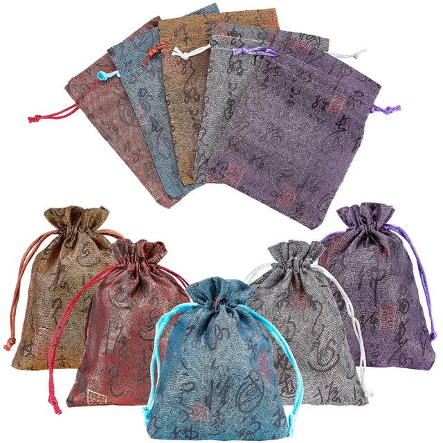 ahandmaker-jewerly-display-pochette-bijoux-brocart-lot-de-20 image 1
