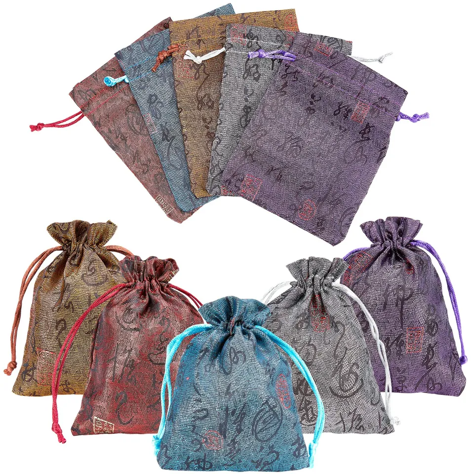 ahandmaker-jewerly-display-pochette-bijoux-brocart-lot-de-20 image 1