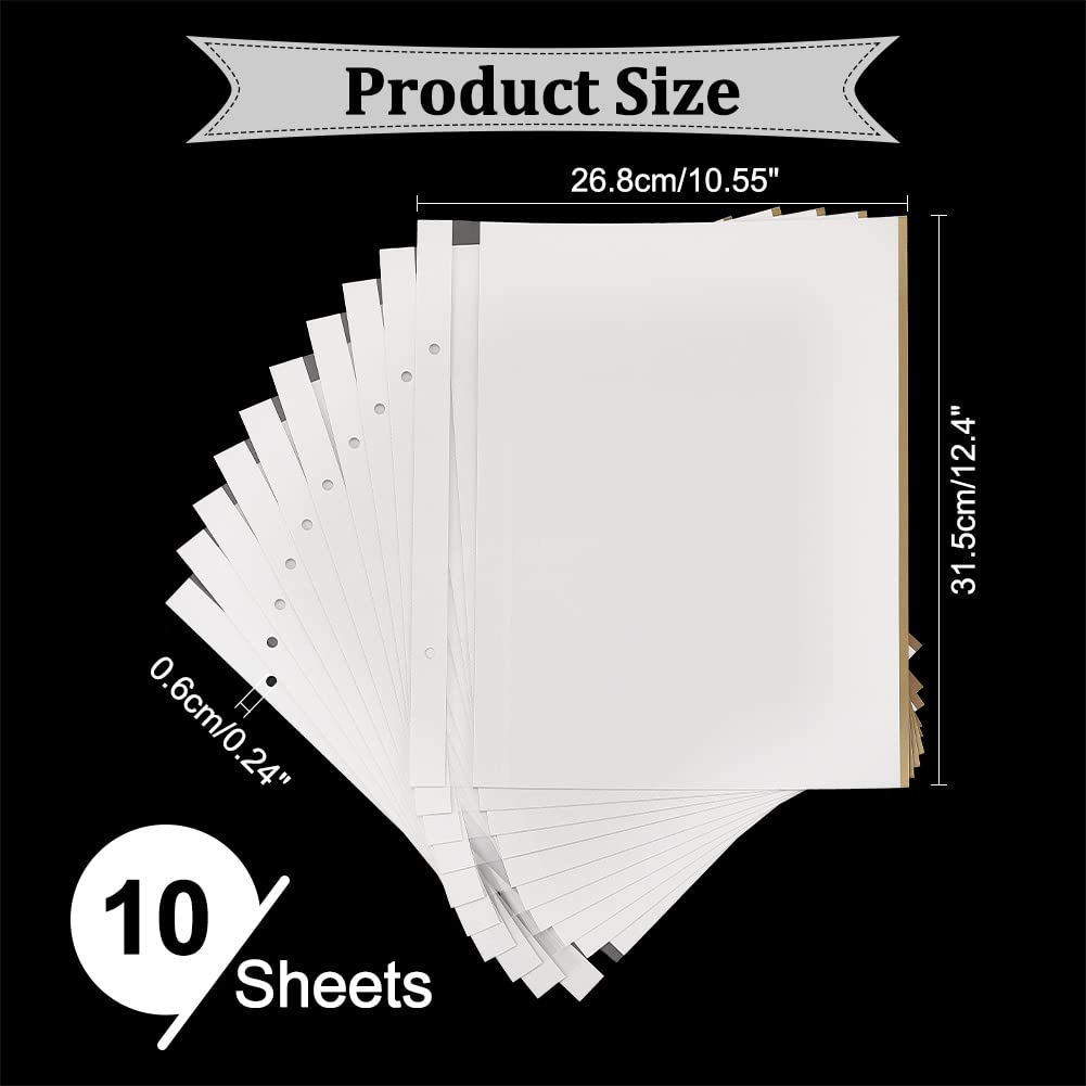 ahandmaker-pages-album-photo-adh-sives-12x10-pouces-10-feuilles image 2