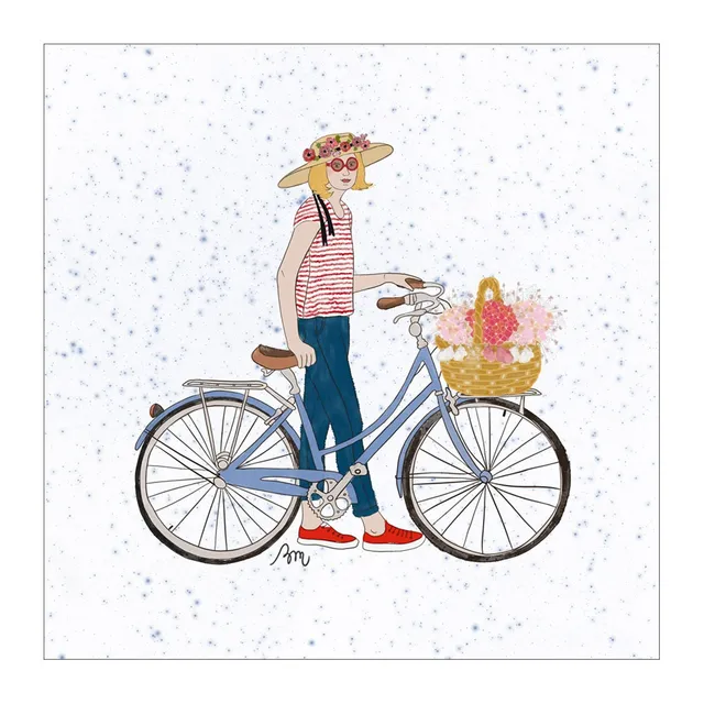 atelier-des-abcdaires-coupon-xs-vignette-minky-bicyclette-blanc image 1
