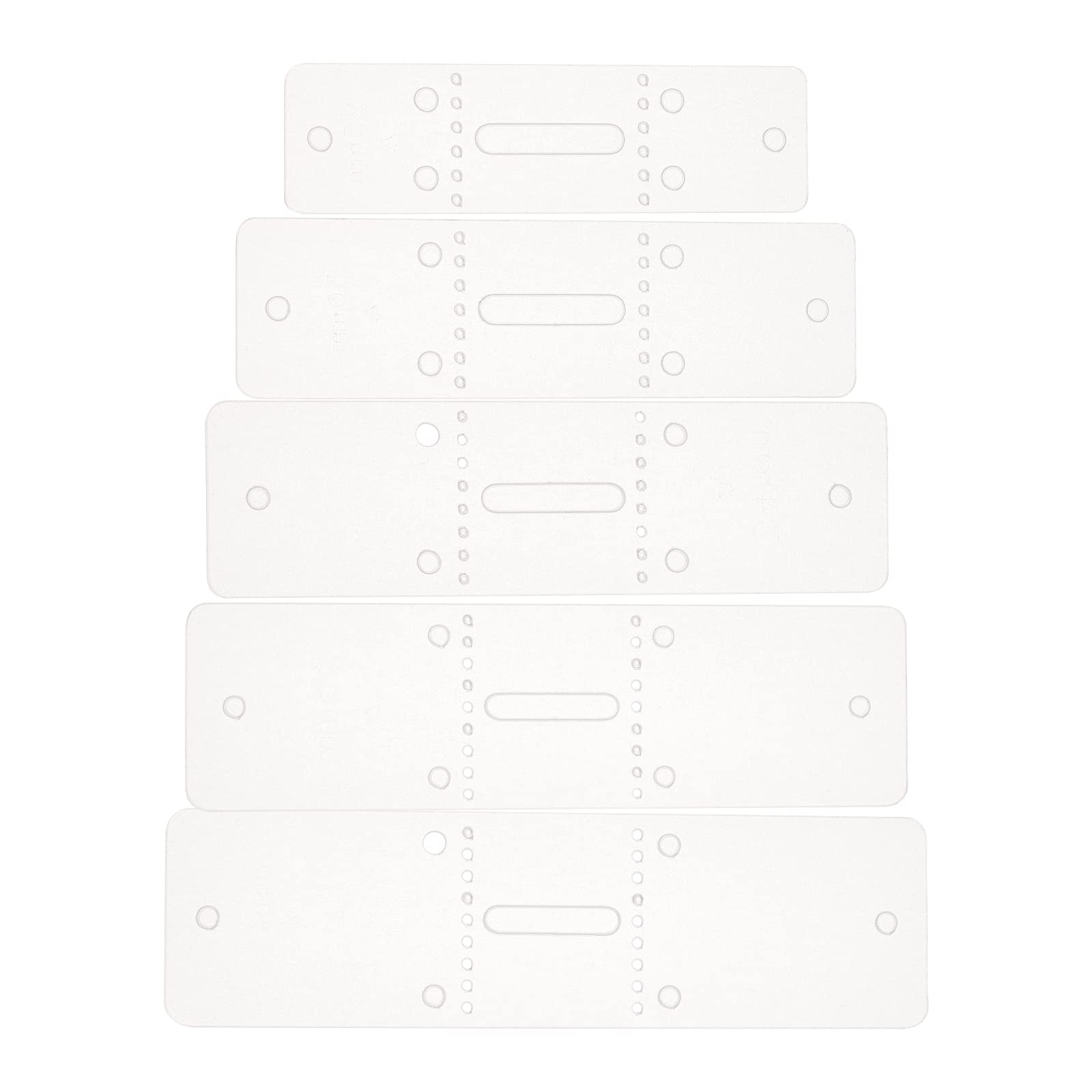 ahandmaker-gabarit-cuir-trous-ceinture-pvc-lot-5-blanc image 7