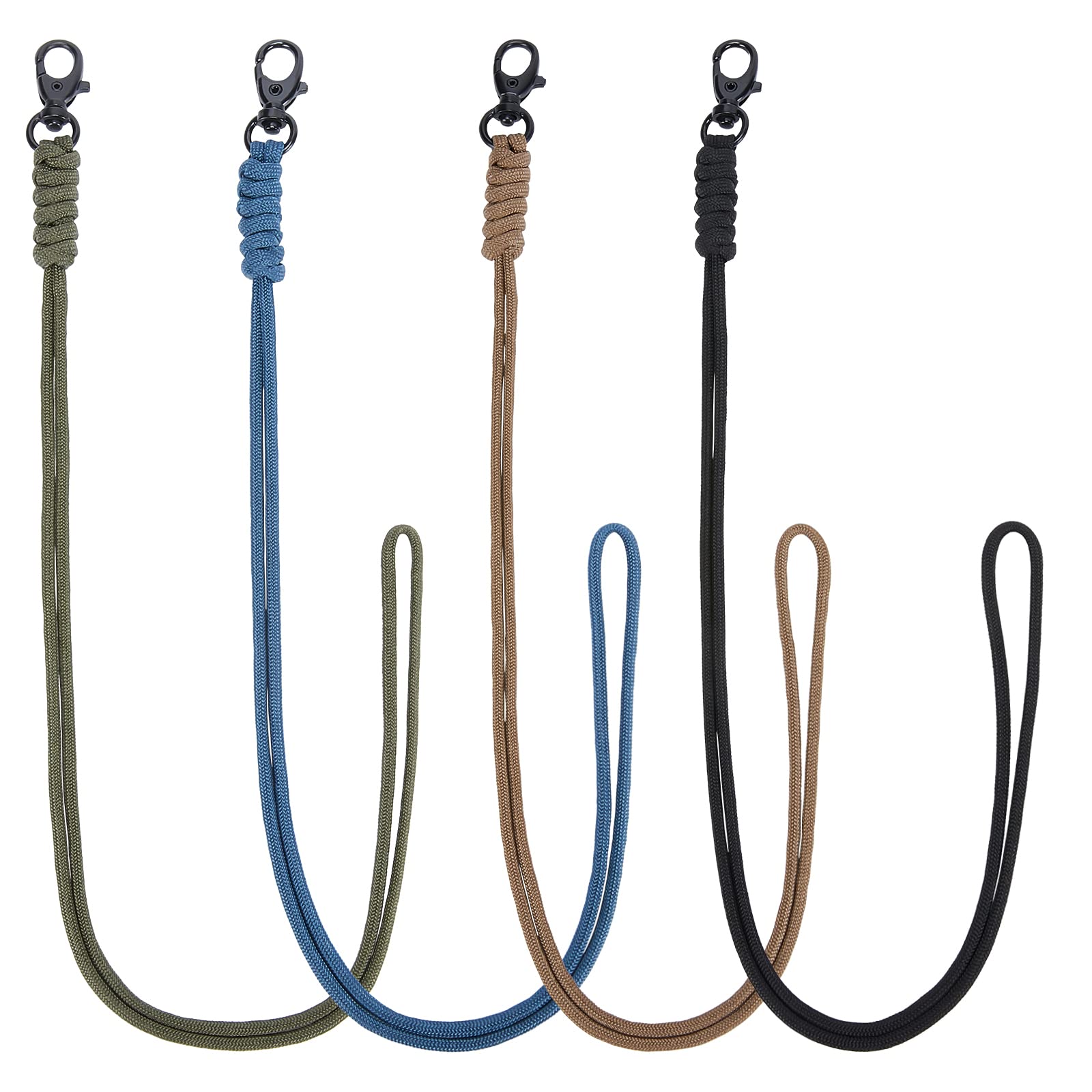 ahandmaker-keychain-4-lani-res-paracorde-porte-cl-s-tiss-robuste image 1