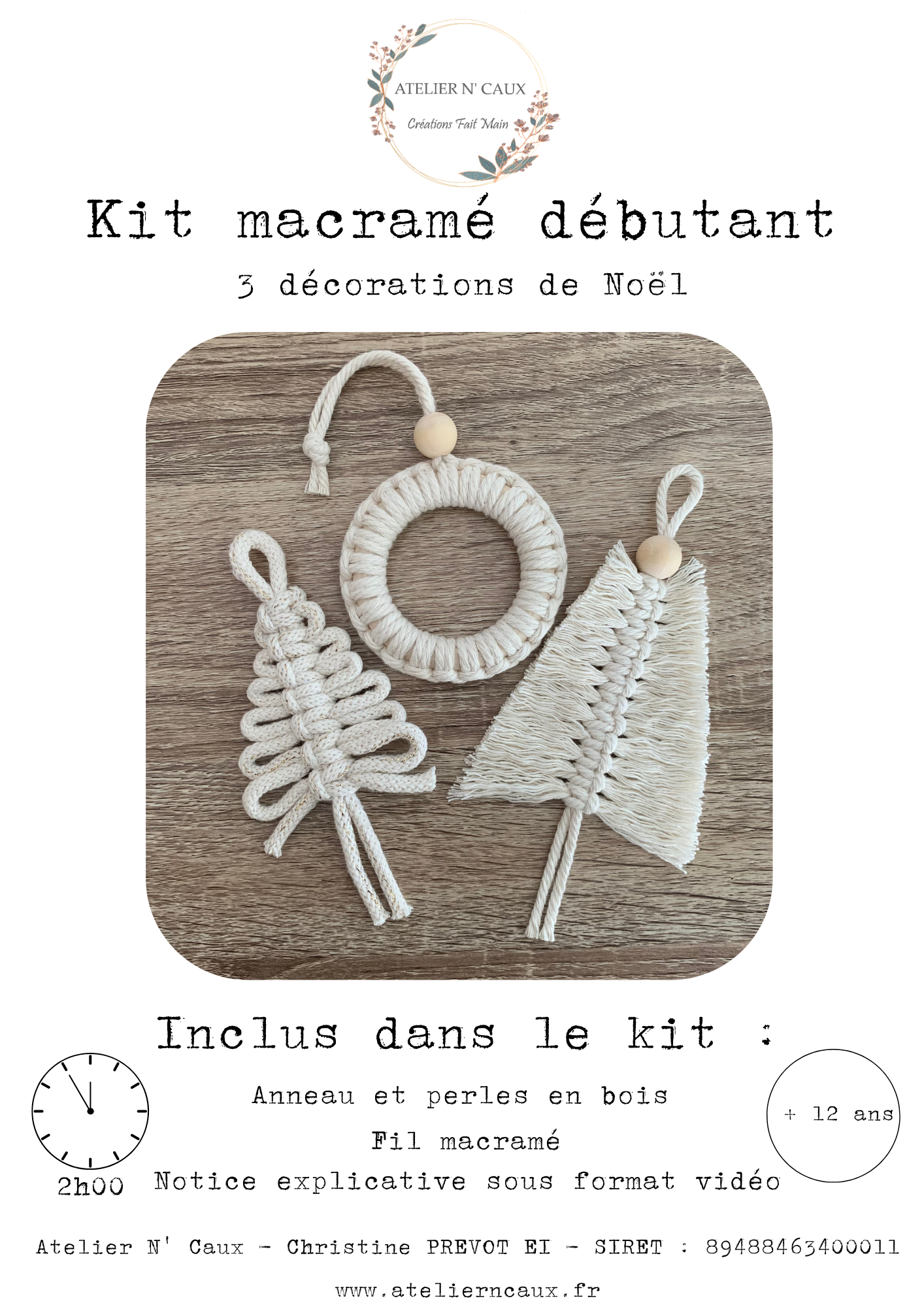 atelier-n-caux-kits-macram-d-butant-d-corations-no-l-3-pi-ces image 1