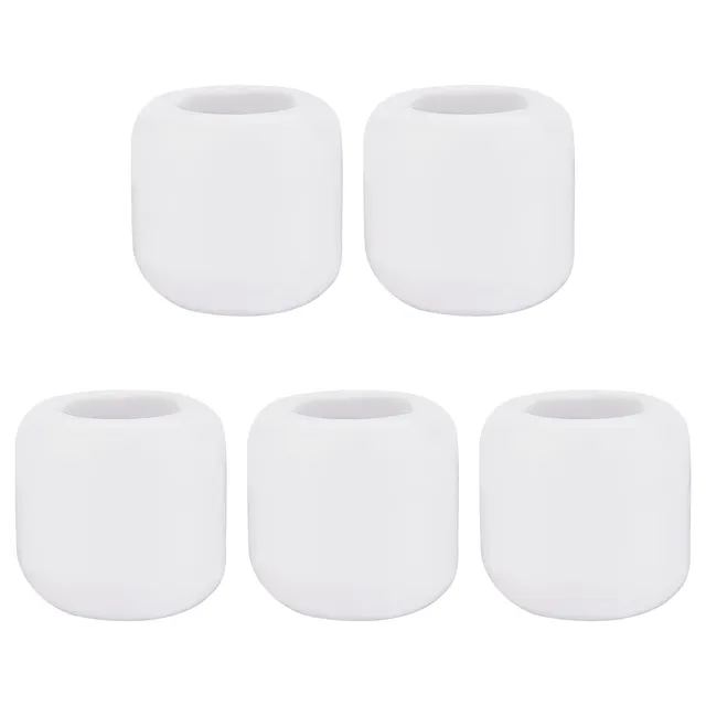 ahandmaker-bougeoir-porcelaine-blanche-mini-lot-de-5 image 1