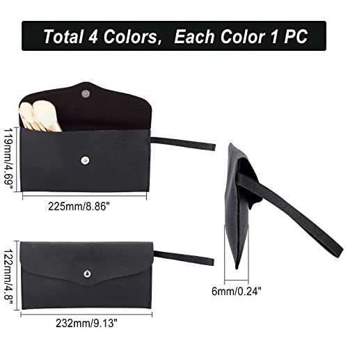 ahandmaker-tui-pinceaux-maquillage-cuir-pu-4-pcs-4-couleurs image 8