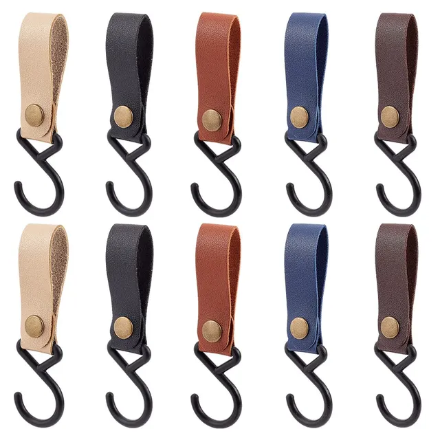 ahandmaker-crochet-s-cuir-sangle-cuir-lot-10-couleurs-mixtes image 1