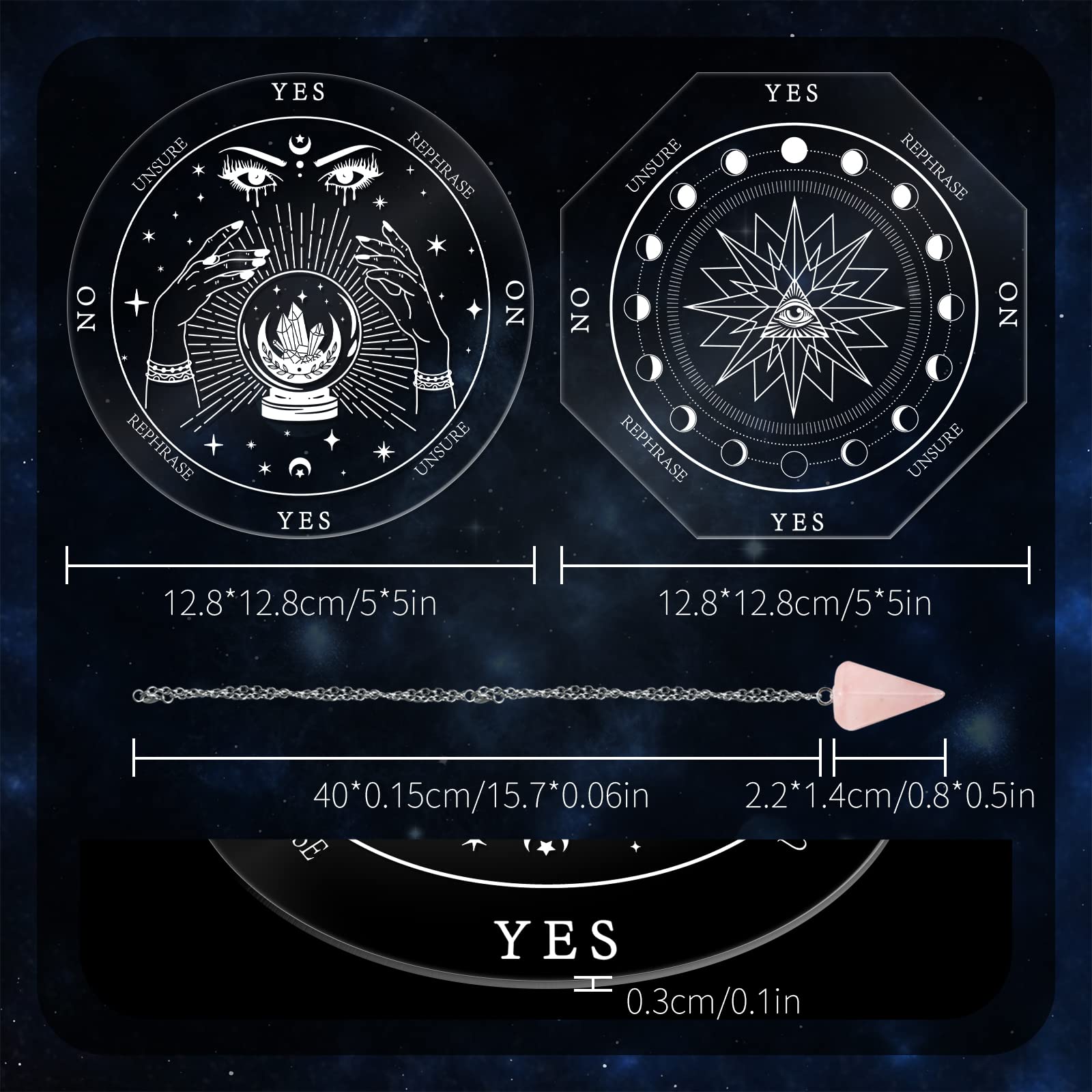 ahandmaker-home-decorate-planches-pendule-divination-cristal image 3