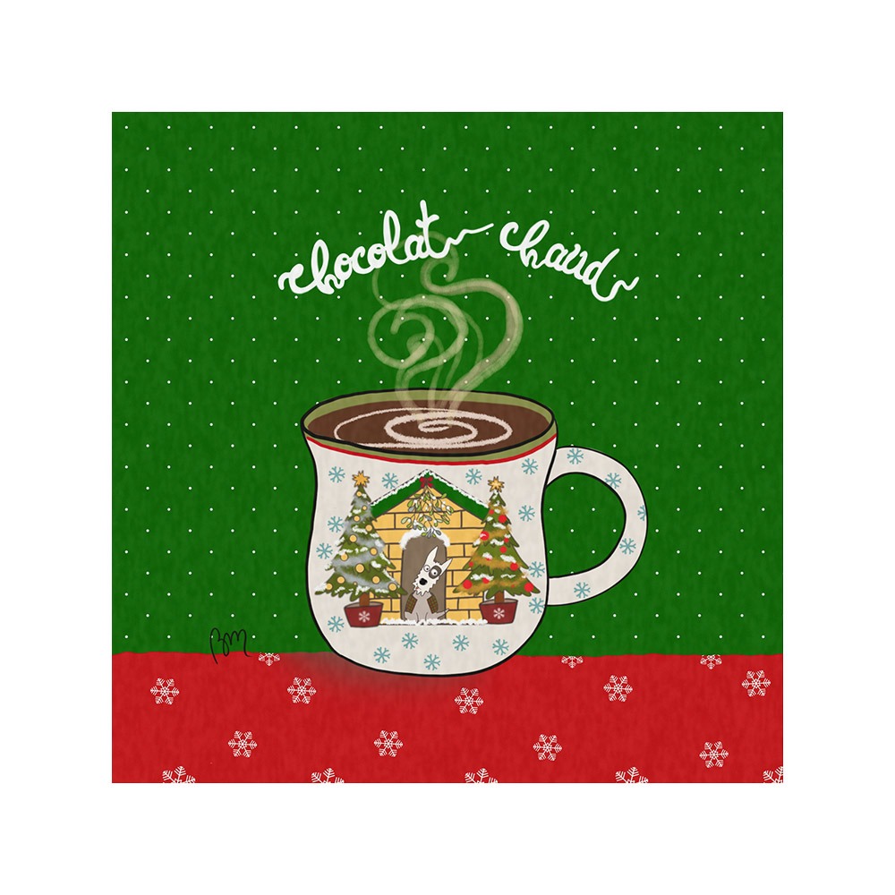 atelier-des-abcdaires-coupon-xs-no-l-tasse-chocolat-verte-velours image 1