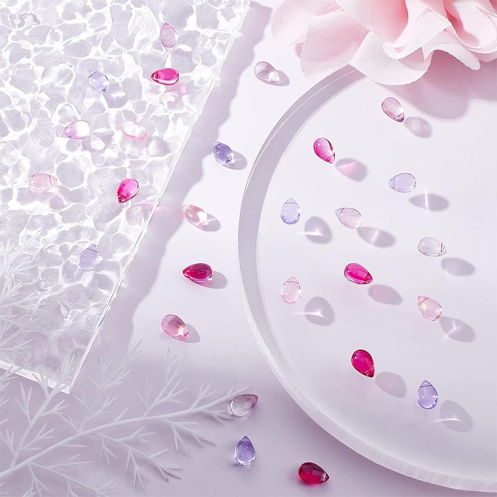 ahandmaker-beads-perles-verre-goutte-120-pi-ces-4-couleurs image 5
