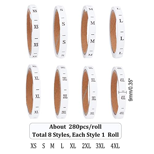 ahandmaker-button-rhinestone-tiquettes-taille-v-tements-blanc-2240-pi-ces image 8