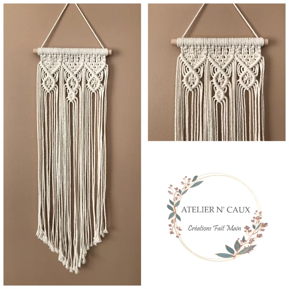 atelier-n-caux-venise-tenture-murale-macram-beige-60-cm image 1