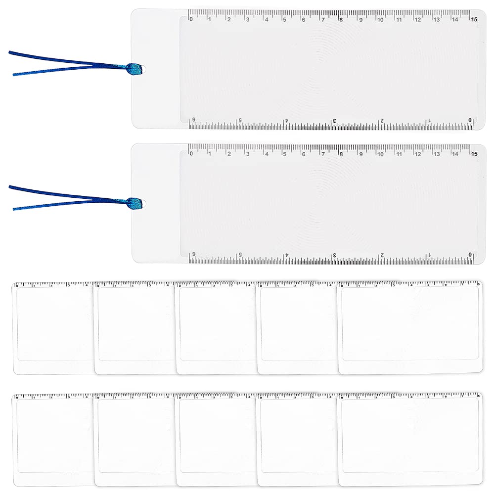 ahandmaker-loupe-lecture-fresnel-carte-cr-dit-lot-12-3x image 1