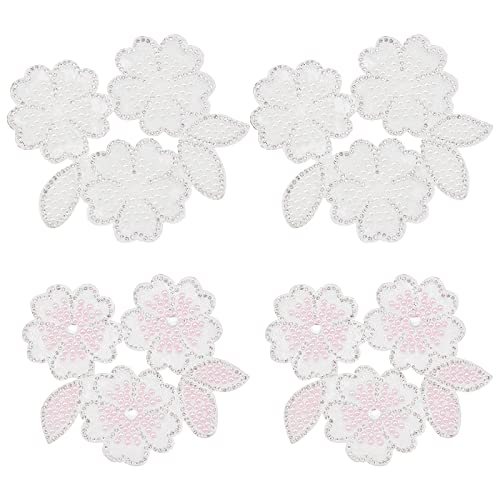 ahandmaker-appliqu-fleur-perle-strass-8-pi-ces-2-couleurs-couture image 8