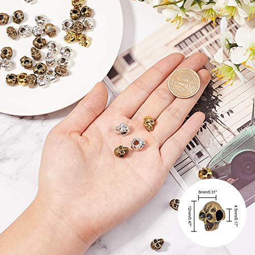 ahandmaker-perles-cr-ne-alliage-antique-lot-60-perles-halloween image 8