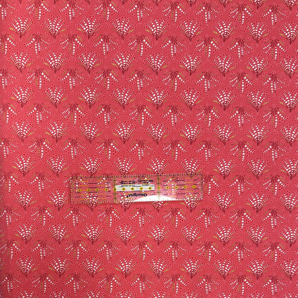 atelier-des-abcdaires-satin-coton-rosy-coquilles-rose-fonc image 2