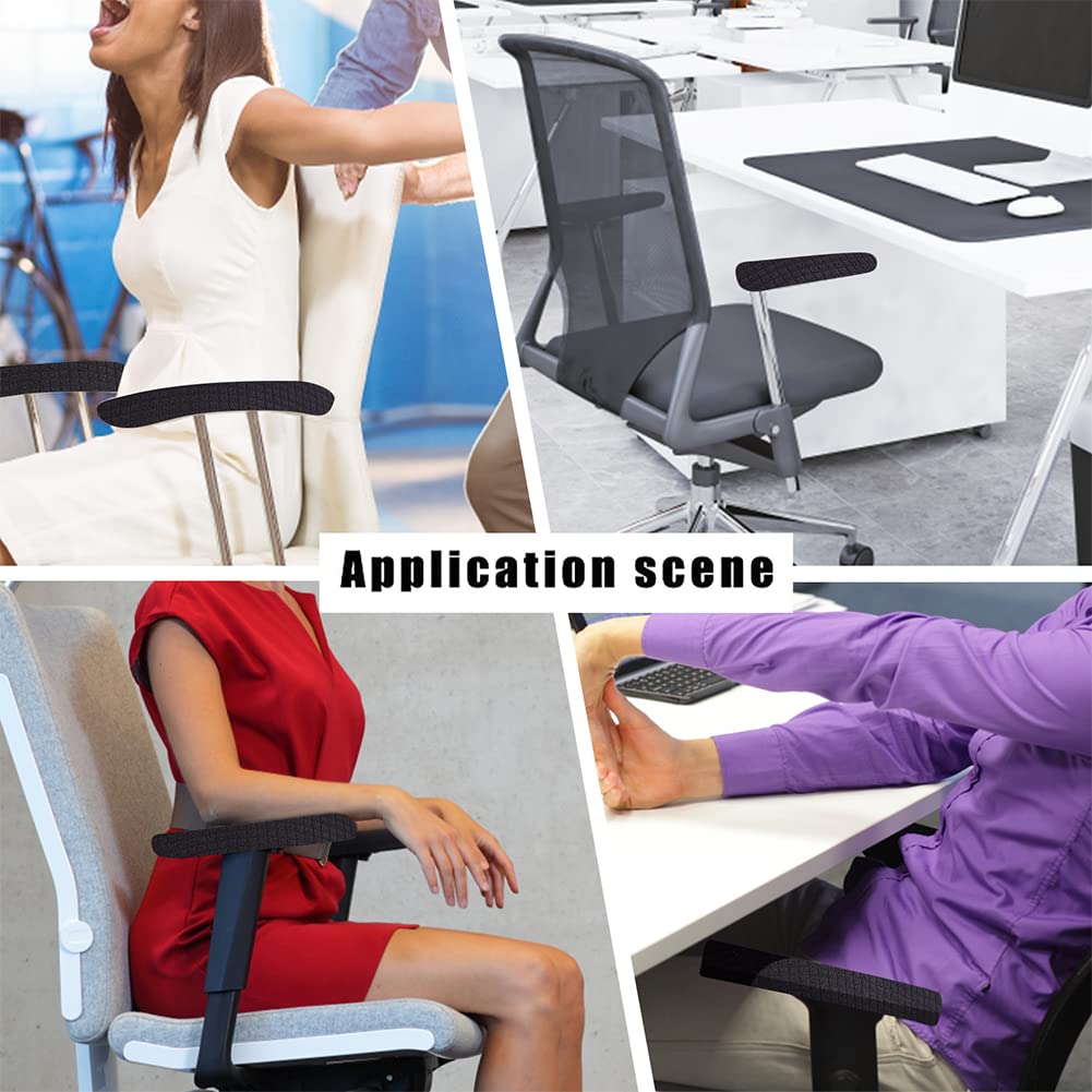 ahandmaker-office-study-housses-accoudoir-chaise-noires-x4 image 6