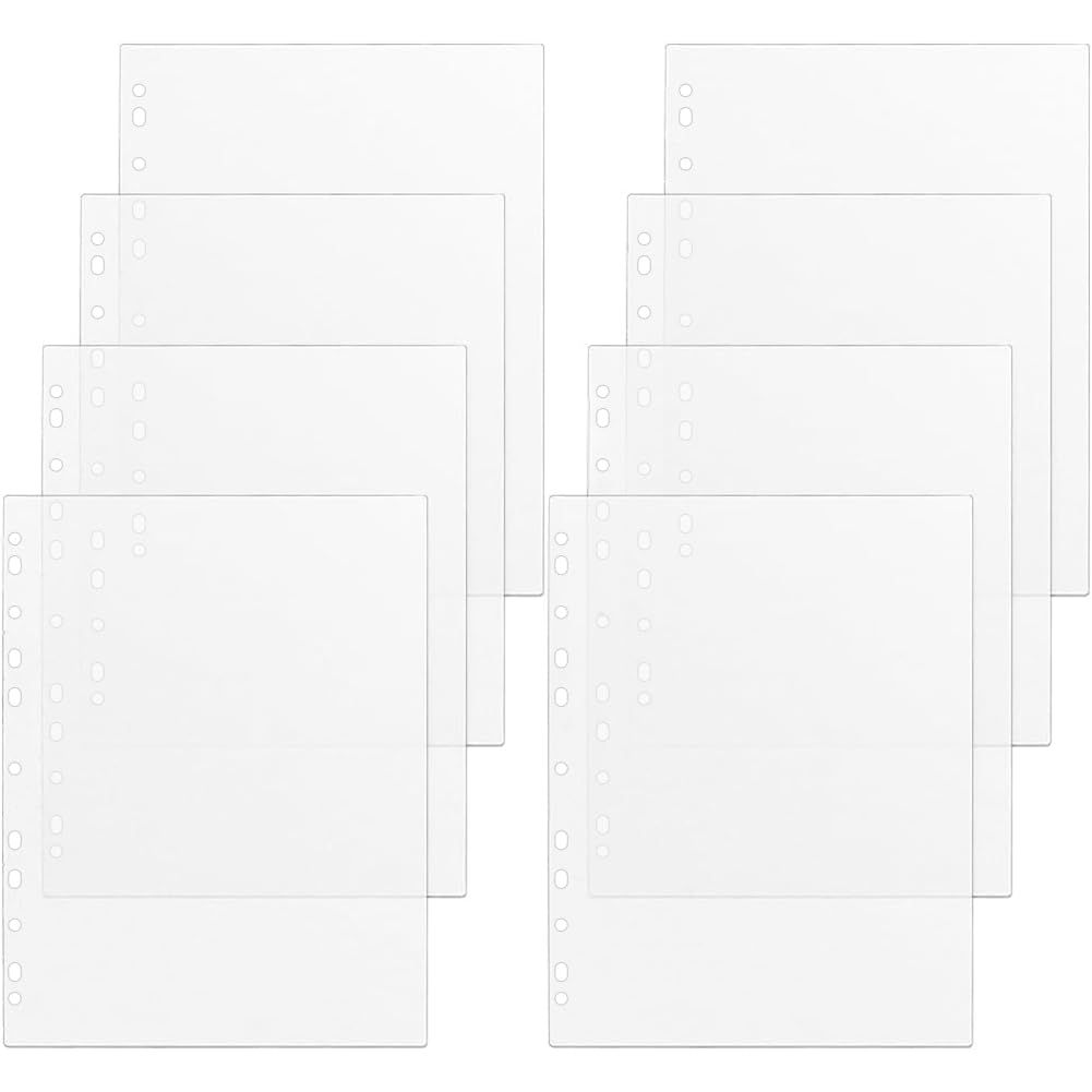 ahandmaker-office-study-pochette-discbound-transparente-lot-de-8 image 1