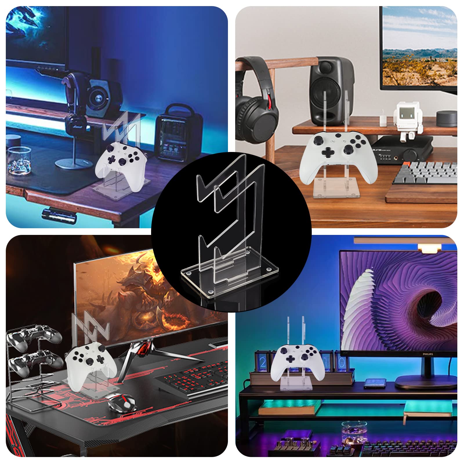 ahandmaker-support-manette-acrylique-transparent-double-couche image 6
