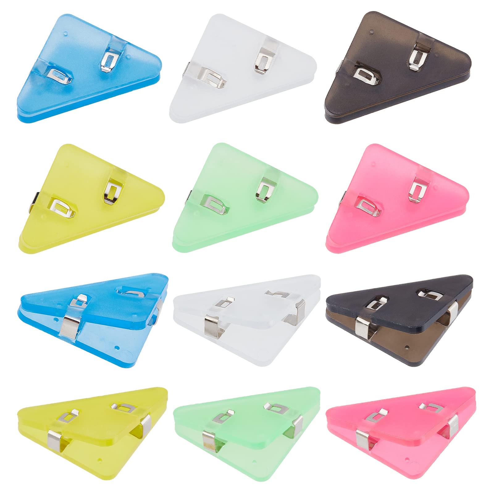 ahandmaker-office-study-clips-triangle-trombones-24-pcs-6-couleurs image 1