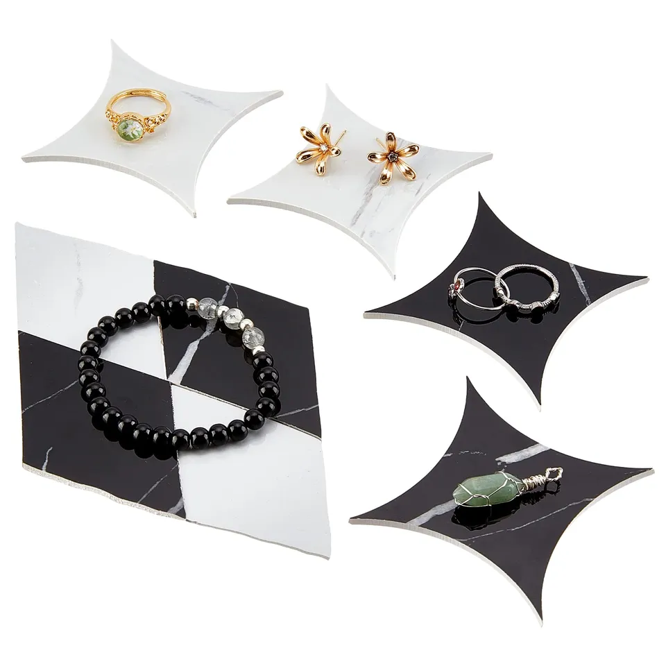 ahandmaker-jewerly-display-plateau-bijoux-8pcs-toile-pvc image 1