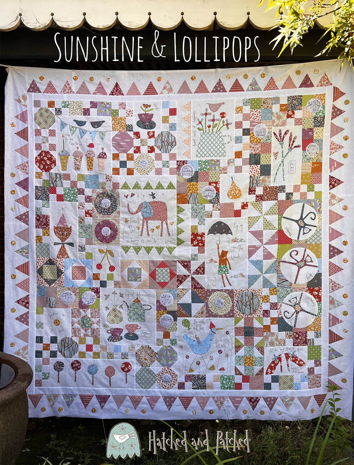 anni-downs-quilts-sunshine-and-lollipops-patron-quilt-appliqu image 2