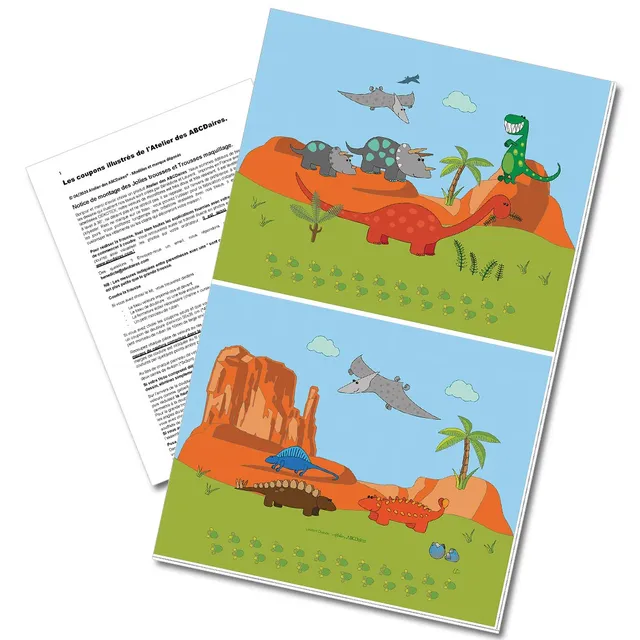 atelier-des-abcdaires-coupon-junior-l-dinosaures-velours image 1