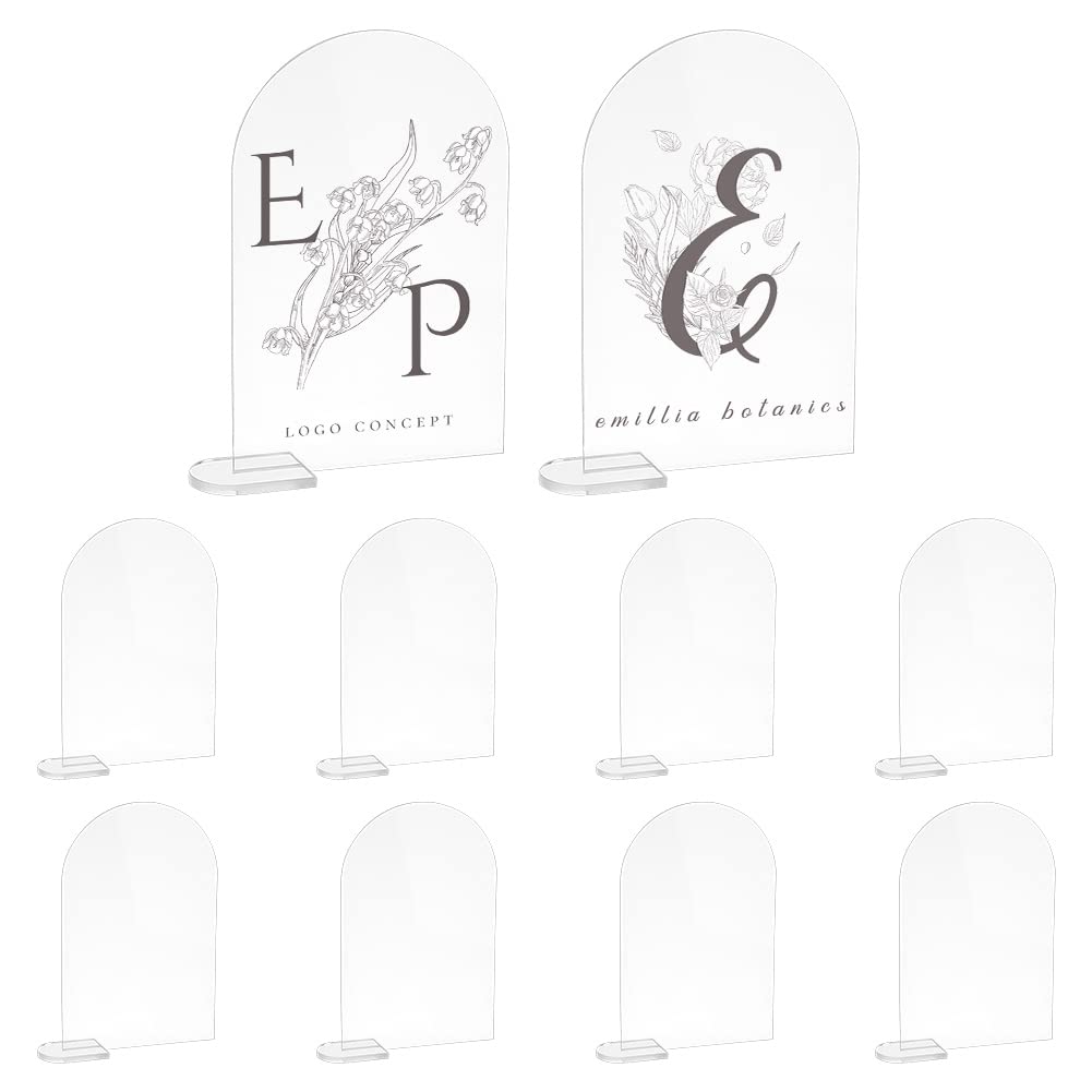 ahandmaker-wedding-supplies-marque-places-arche-acrylique-x10 image 1