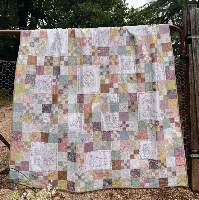 anni-downs-slow-and-steady-patron-quilt-broder-146-cm image 1